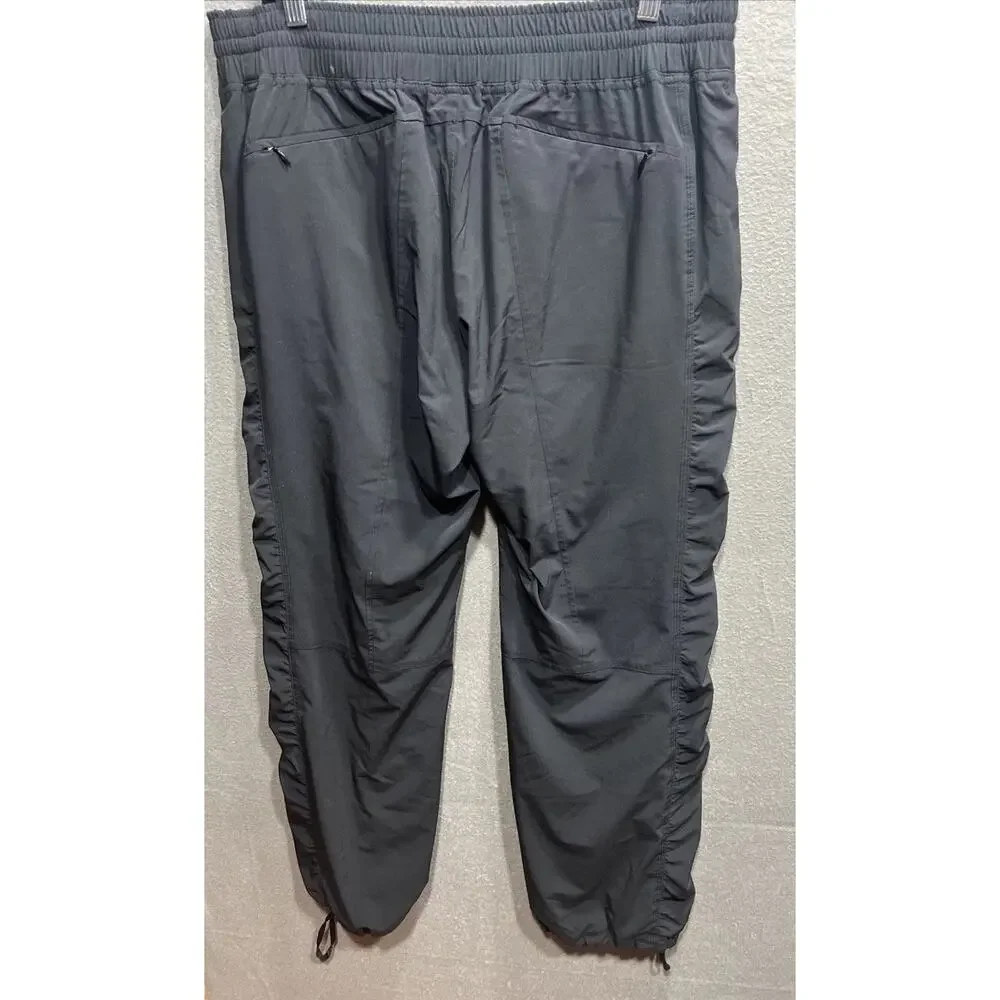 Athleta Lined La Viva joggers Pants Black Womens Size 14